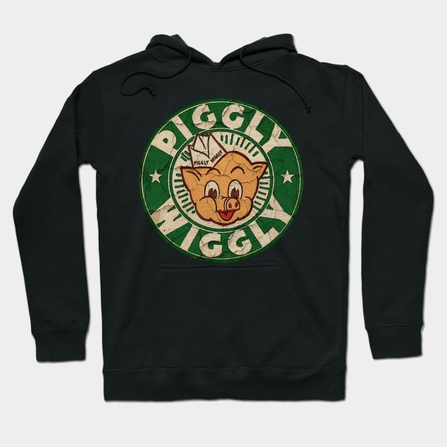 STONE TEXTURE - PIGGLY WIGGLY PIG Hoodie by emaktebek